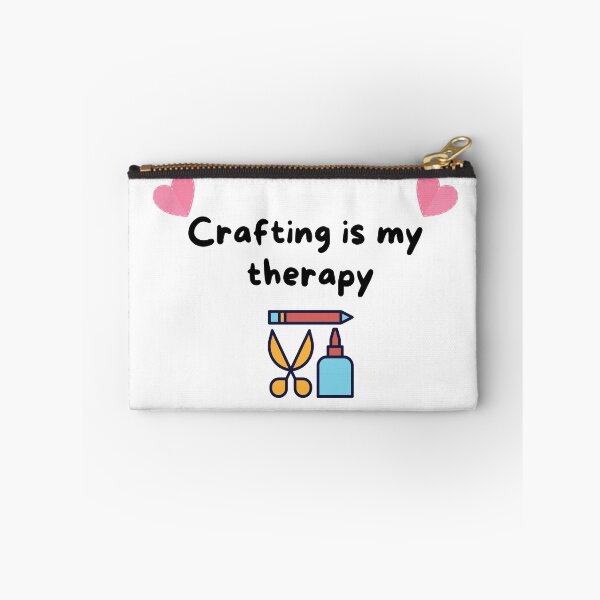 Item preview, Crafting is my therapy  designed and sold by ClickATee Store .
