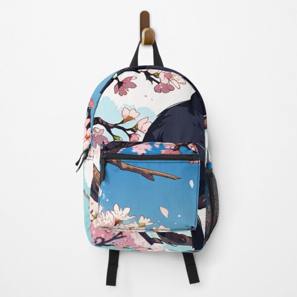 Item preview, Black Cat on Cherry Blossom designed and sold by Zini-ArtStudio.