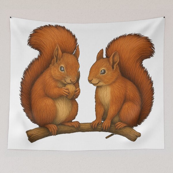 Item preview, Squirrel Friends – Soulimals by Beata designed and sold by SoulPrints by Beata.