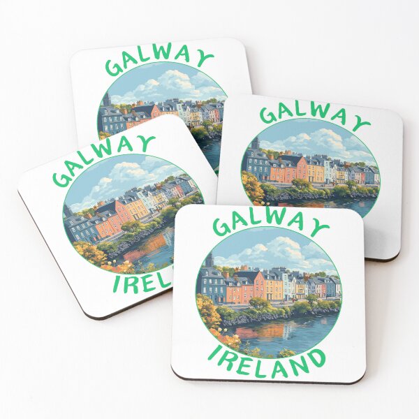 Item preview, Galway in Ireland Vintage Art Landscape designed and sold by MaateoDesign.