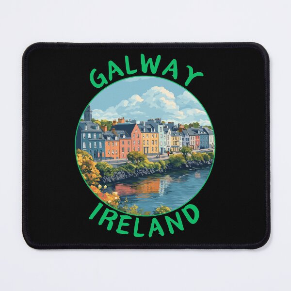 Item preview, Galway in Ireland Vintage Art Landscape designed and sold by MaateoDesign.