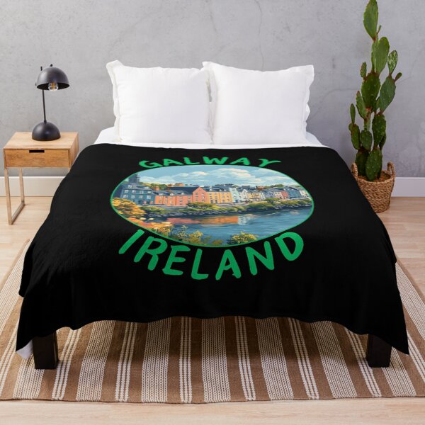 Item preview, Galway in Ireland Vintage Art Landscape designed and sold by MaateoDesign.