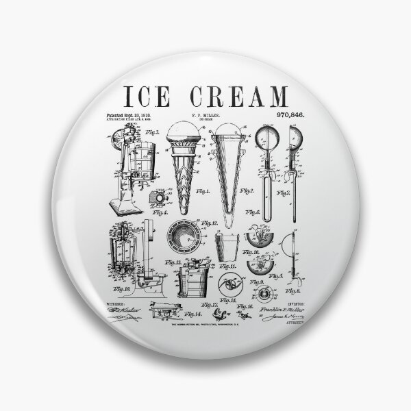 Item preview, Ice Cream Lover Summer Vintage Patent Sweet Cone Scoop Food designed and sold by GrandeDuc.