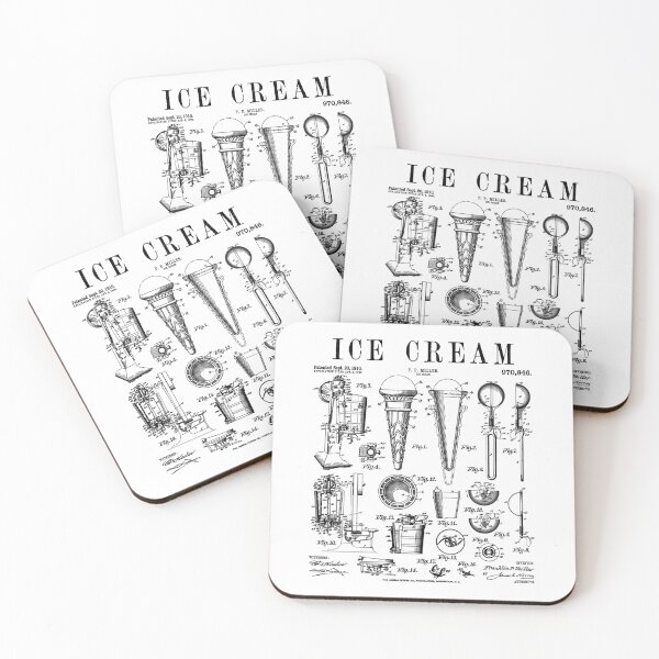 Item preview, Ice Cream Lover Summer Vintage Patent Sweet Cone Scoop Food designed and sold by GrandeDuc.