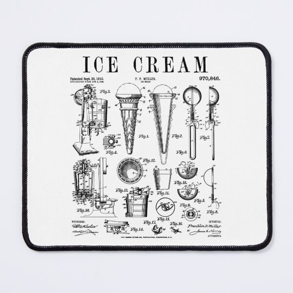 Item preview, Ice Cream Lover Summer Vintage Patent Sweet Cone Scoop Food designed and sold by GrandeDuc.