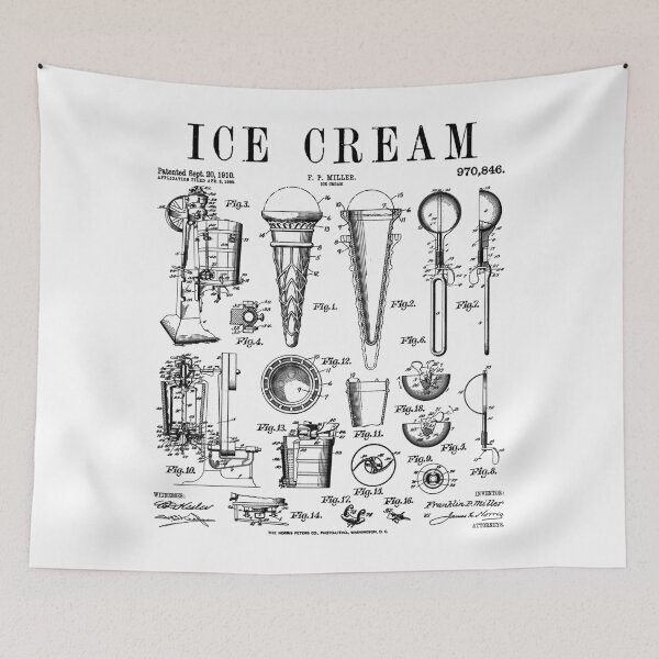Item preview, Ice Cream Lover Summer Vintage Patent Sweet Cone Scoop Food designed and sold by GrandeDuc.