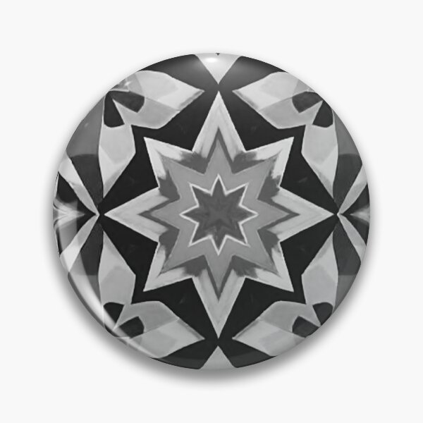 Item preview, Blackwhite geometric decorative desighn  designed and sold by Dogandesighn.