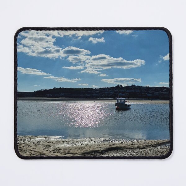 Item preview, Boat in the River at Instow Beach designed and sold by Zoe Sian Photography.
