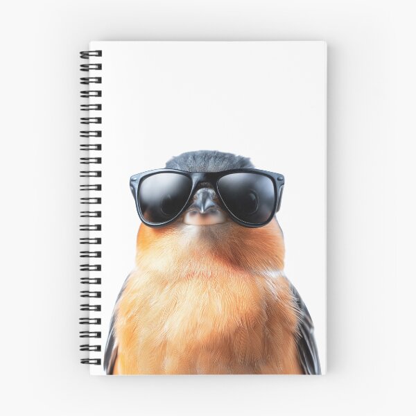 Item preview, Funny cool Chaffinch Bird wearing sunglasses designed and sold by LazyOwlStore.
