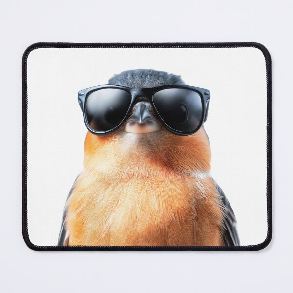 Item preview, Funny cool Chaffinch Bird wearing sunglasses designed and sold by LazyOwlStore.