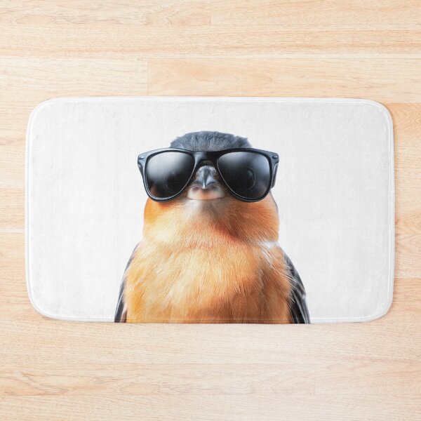 Item preview, Funny cool Chaffinch Bird wearing sunglasses designed and sold by LazyOwlStore.