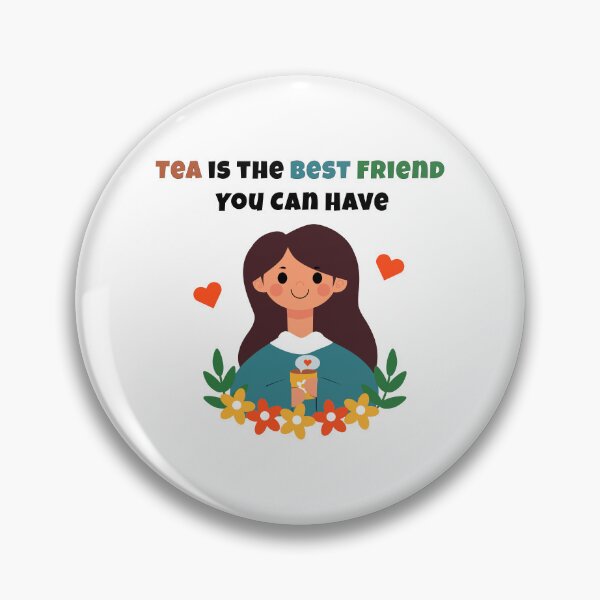 Item preview, Tea is the Best Friend - Girl Holding Tea Cup Illustration designed and sold by Tulip Creators .