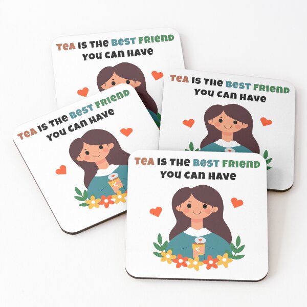 Item preview, Tea is the Best Friend - Girl Holding Tea Cup Illustration designed and sold by Tulip Creators .