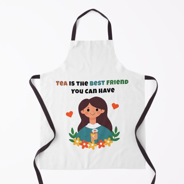 Item preview, Tea is the Best Friend - Girl Holding Tea Cup Illustration designed and sold by Tulip Creators by This Definition.