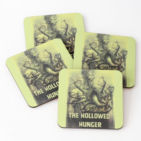 Item preview, The Hollowed Hunger – Surreal Horror Art in Green & Yellow Tones designed and sold by Anomaly Effect.