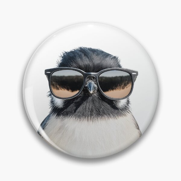Item preview, Funny cool Coal tit Bird wearing sunglasses designed and sold by LazyOwlStore.