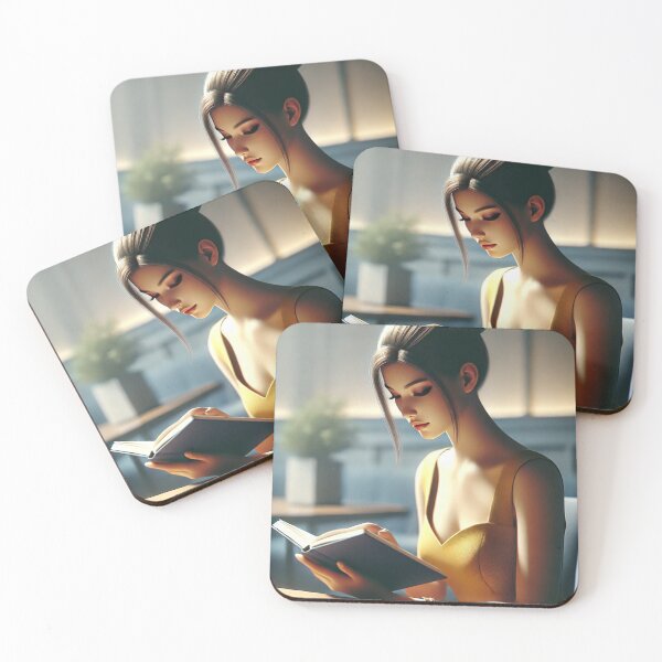Item preview, Modern woman reading designed and sold by Sigtrix.