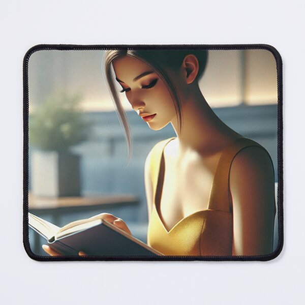 Item preview, Modern woman reading designed and sold by Sigtrix.