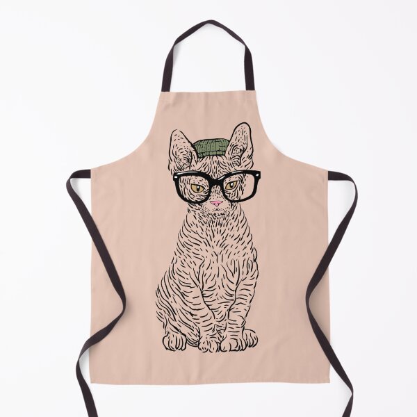 Item preview, Hipster Sphynx Cat designed and sold by Huebucket.