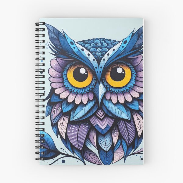 Item preview, Colorful, stylized owl art designed and sold by Sigtrix.