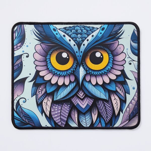 Item preview, Colorful, stylized owl art designed and sold by Sigtrix.