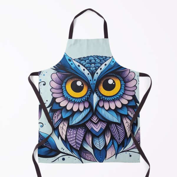 Item preview, Colorful, stylized owl art designed and sold by Sigtrix.