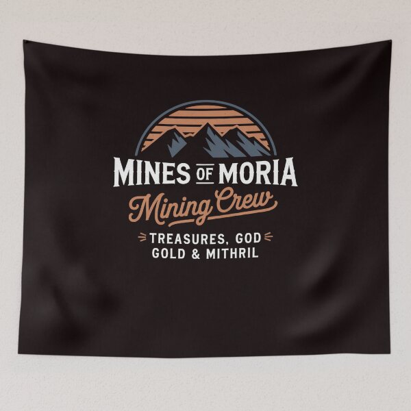 Item preview, Mines Of Moria Mining Crew designed and sold by heeun.