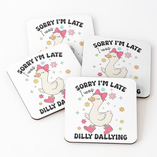 Item preview, Preppy Sorry I'm Late I Was Dilly Dallying Goose Mother Day designed and sold by lidanmasi.