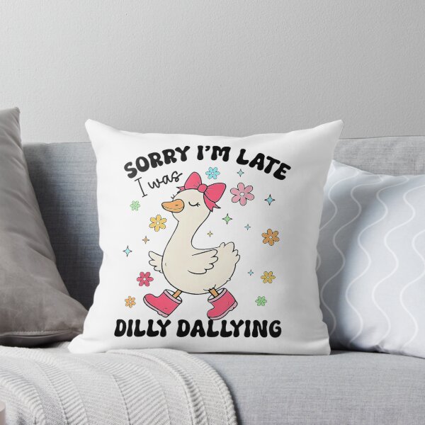 Item preview, Preppy Sorry I'm Late I Was Dilly Dallying Goose Mother Day designed and sold by lidanmasi.
