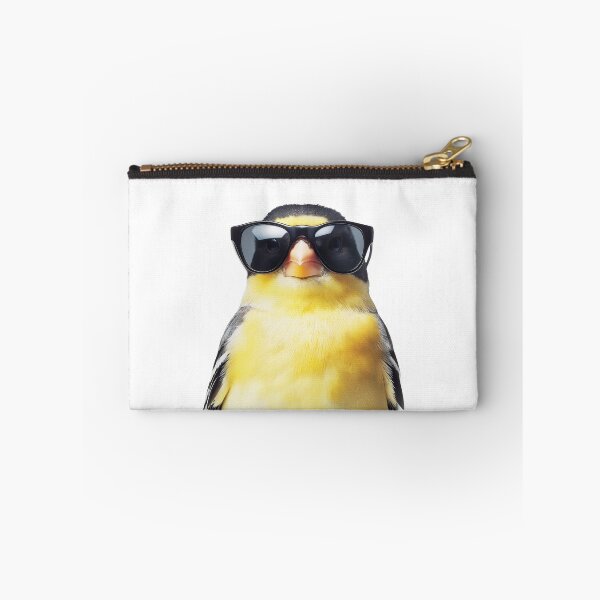 Item preview, Funny cool Goldfinch bird wearing sunglasses designed and sold by LazyOwlStore.