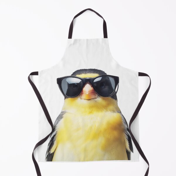 Item preview, Funny cool Goldfinch bird wearing sunglasses designed and sold by LazyOwlStore.