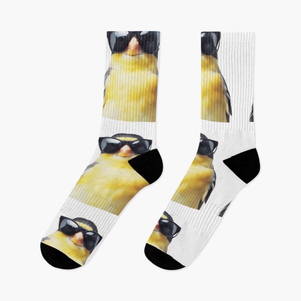 Item preview, Funny cool Goldfinch bird wearing sunglasses designed and sold by LazyOwlStore.
