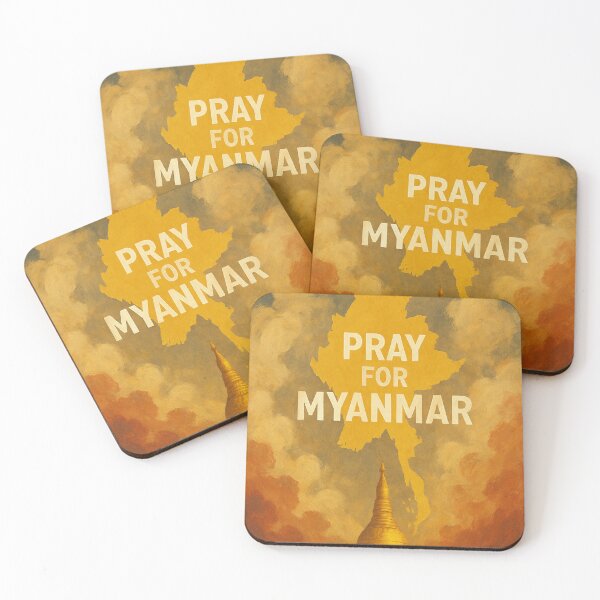 Item preview, Pray for Myanmar Earthquake designed and sold by Places On Earth.