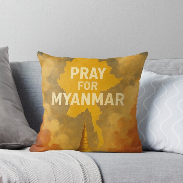 Item preview, Pray for Myanmar Earthquake designed and sold by Places On Earth.