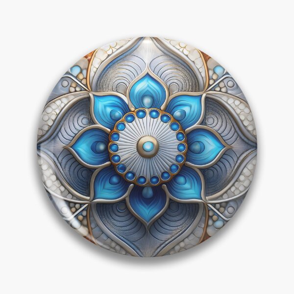 Item preview, Mother of Pearl abstract flower designed and sold by rainsdesigns.