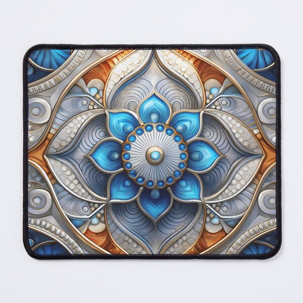 Item preview, Mother of Pearl abstract flower designed and sold by rainsdesigns.