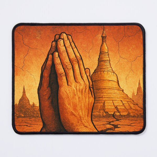 Item preview, Pray for Myanmar Earthquake designed and sold by Places On Earth.