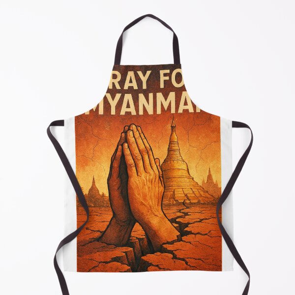 Item preview, Pray for Myanmar Earthquake designed and sold by Places On Earth.