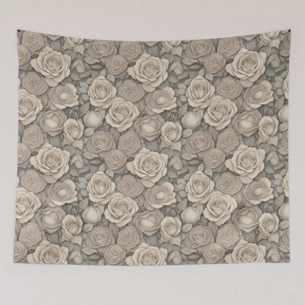 Item preview, Paper Roses Pattern Design (sketch) 17 designed and sold by Domo-Design.
