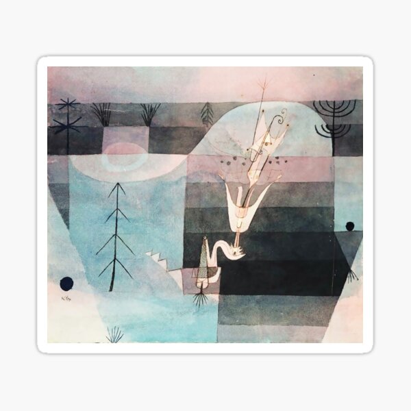 Artikel-Vorschau von Paul Klee Mauerpflanze 1922 | Klee Abstraktion und Symbolismus Aquarell, designt und verkauft von Gascondi.