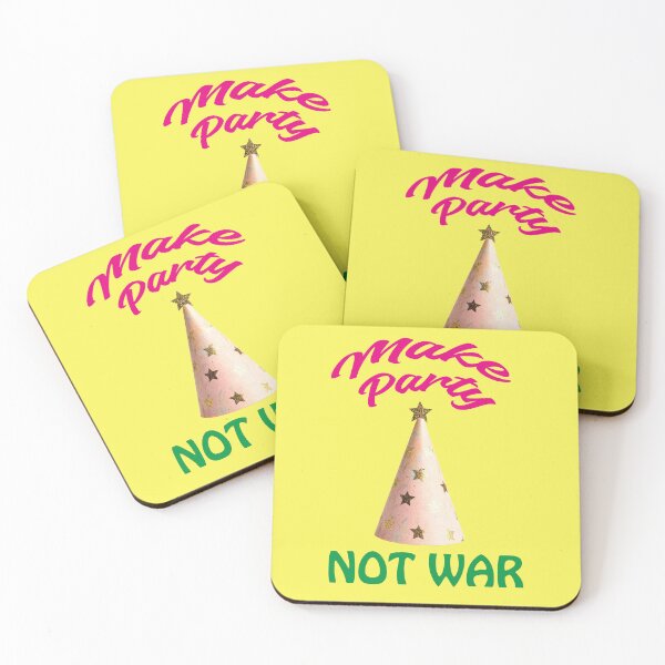 Item preview, Make party not war designed and sold by Mauswohn.