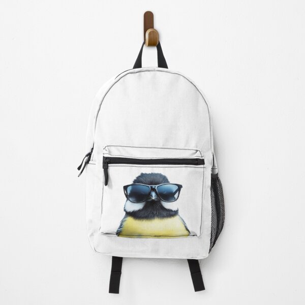 Item preview, Funny cool Great tit bird wearing sunglasses designed and sold by LazyOwlStore.