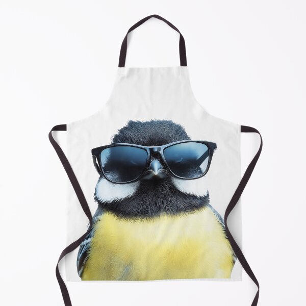 Item preview, Funny cool Great tit bird wearing sunglasses designed and sold by LazyOwlStore.