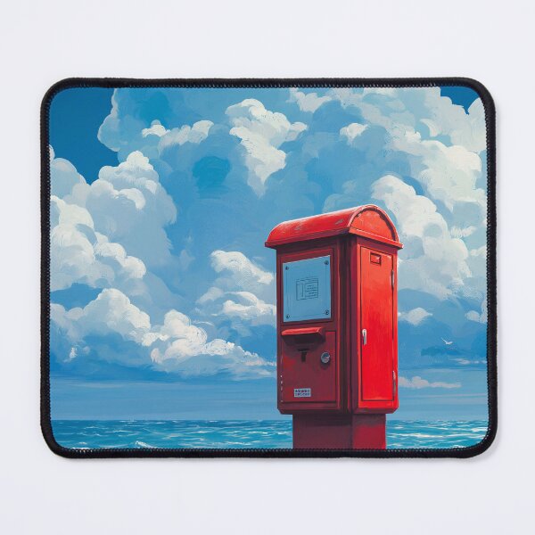 Item preview, Anime sea and clouds, dreamlike fantasy wallpaper designed and sold by bas19101.