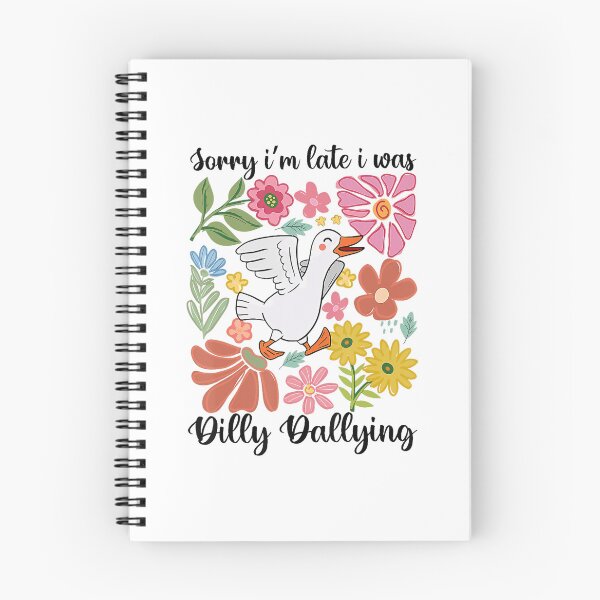 Item preview, Retro Sorry I'm Late I Was Dilly Dallying Goose Mothers Day designed and sold by lidanmasi.