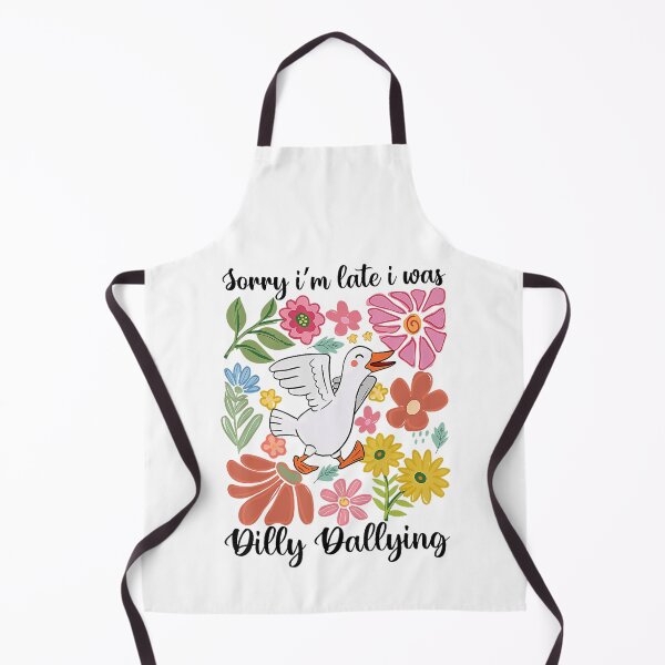 Item preview, Retro Sorry I'm Late I Was Dilly Dallying Goose Mothers Day designed and sold by lidanmasi.