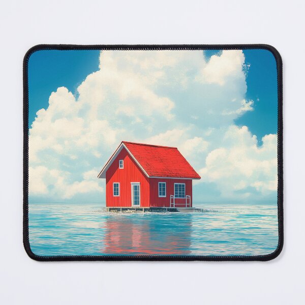 Item preview, Anime sea and clouds, dreamlike fantasy wallpaper designed and sold by bas19101.