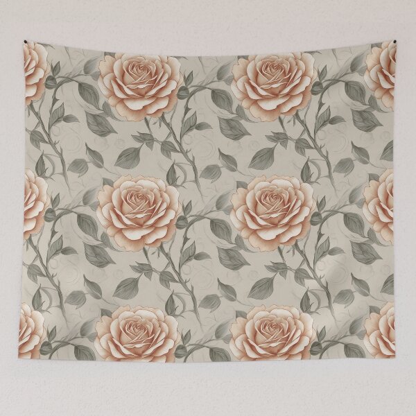 Item preview, Paper Roses Pattern Design (sketch) 19 designed and sold by Domo-Design.