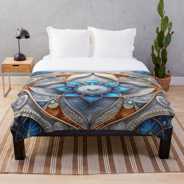 Item preview, Mother of Pearl abstract flower designed and sold by rainsdesigns.