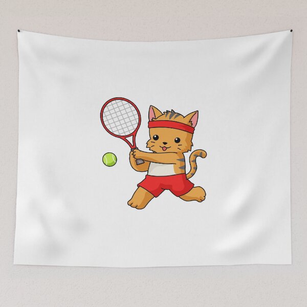 Item preview, Tennis Cat Funny Tennis  designed and sold by miaa-artistshop.